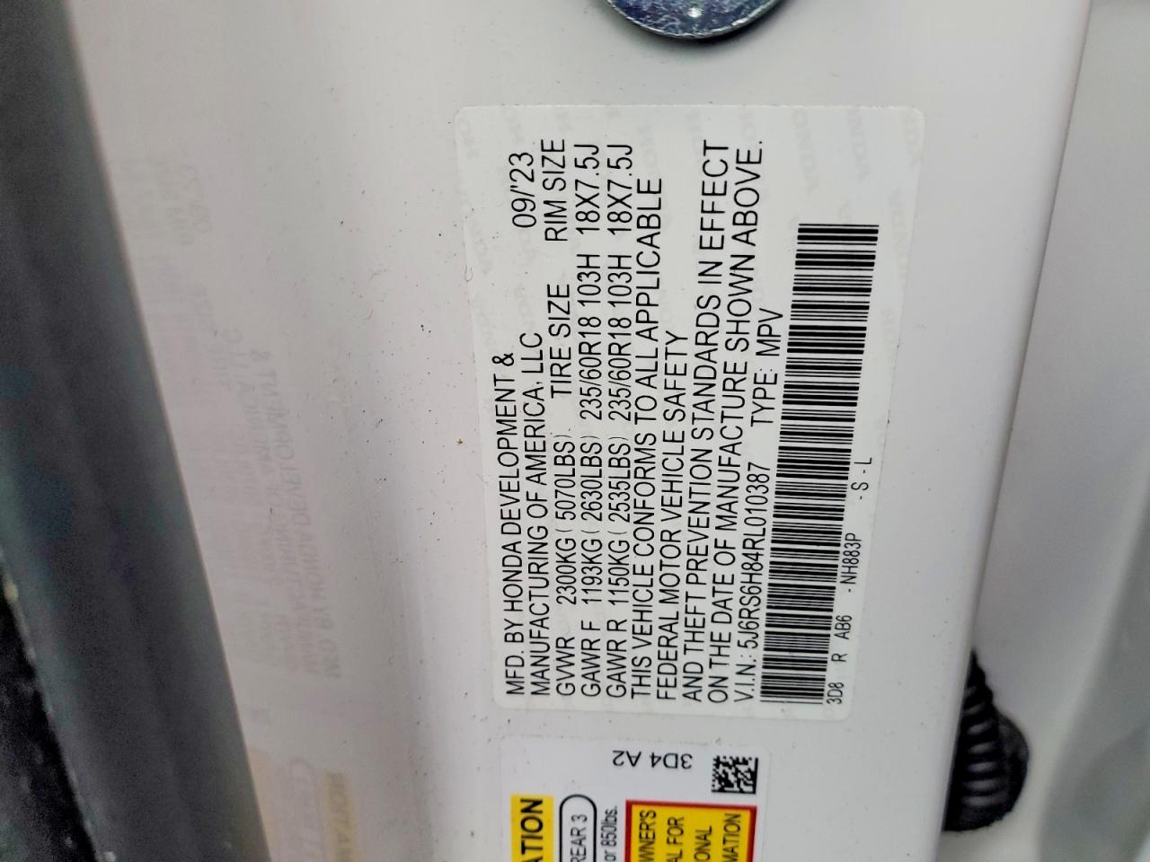 2024 HONDA CR-V SPORT-L photo 37