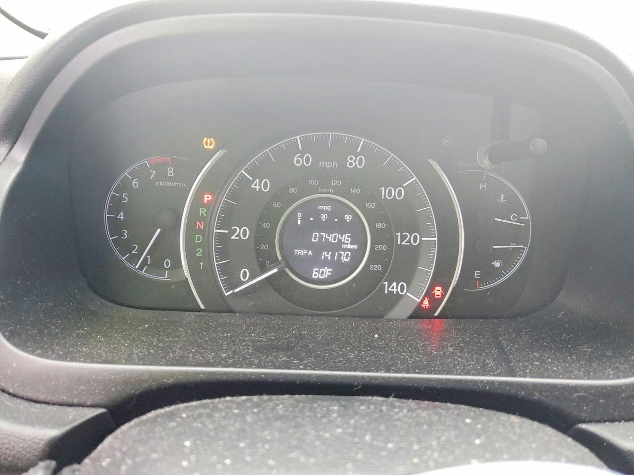 2012 HONDA CR-V EXL photo 9