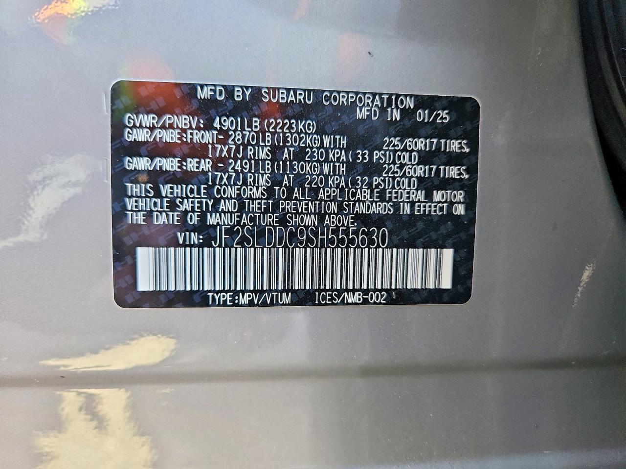 2025 SUBARU FORESTER PREMIUM photo 37