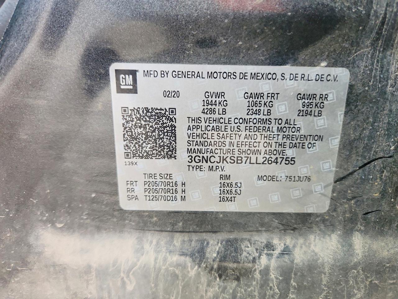 2020 CHEVROLET TRAX LS photo 12
