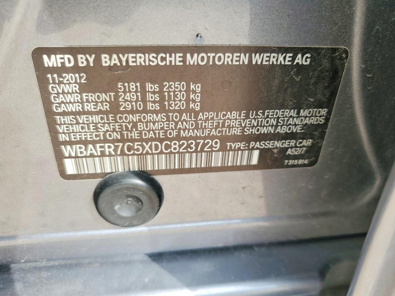 2013 BMW 535 I photo 23