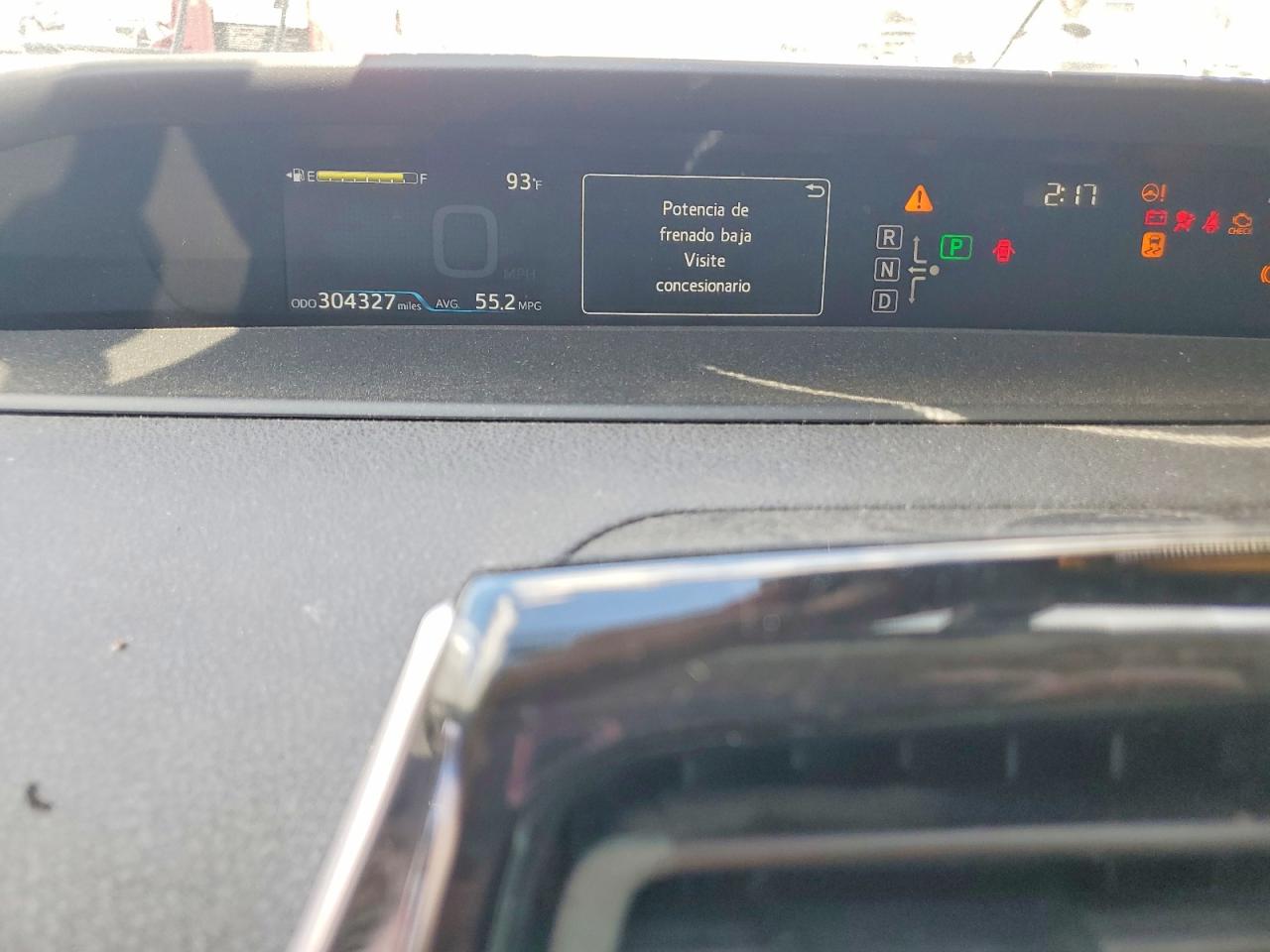 2016 TOYOTA PRIUS TWO ECO photo 9