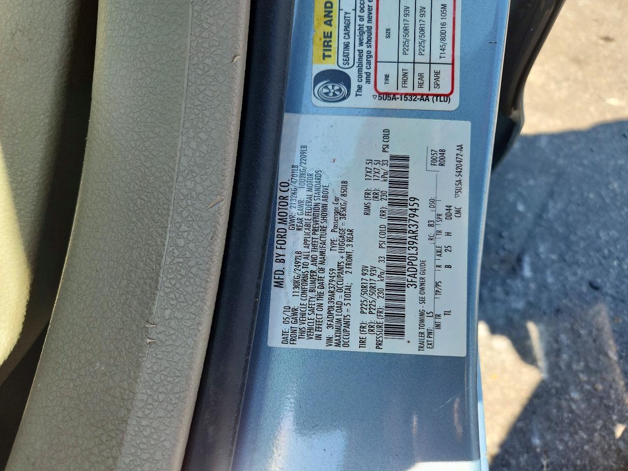 2010 FORD FUSION HYBRID photo 12
