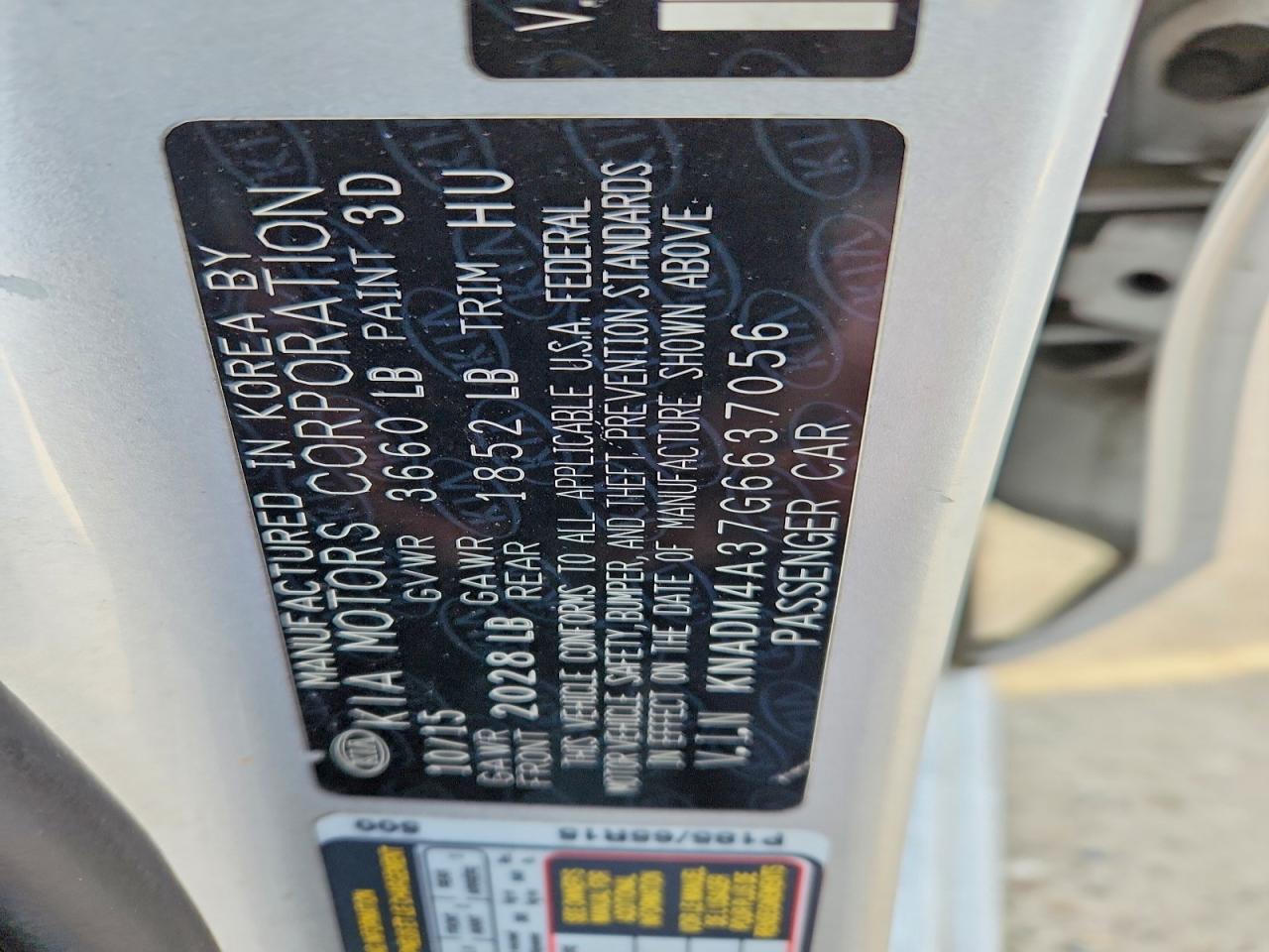 2016 KIA RIO LX photo 23