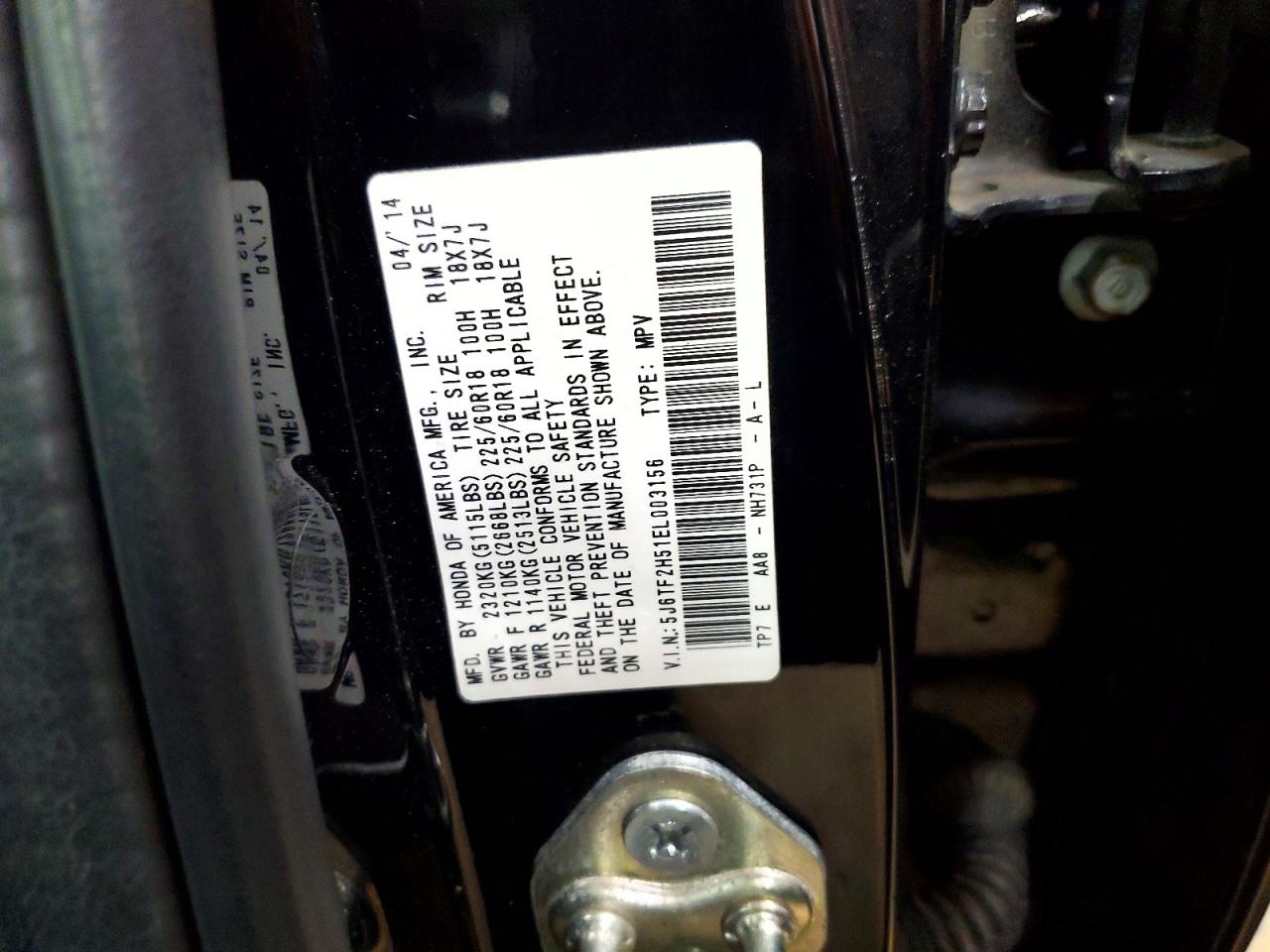 2014 HONDA CROSSTOUR EXL photo 12