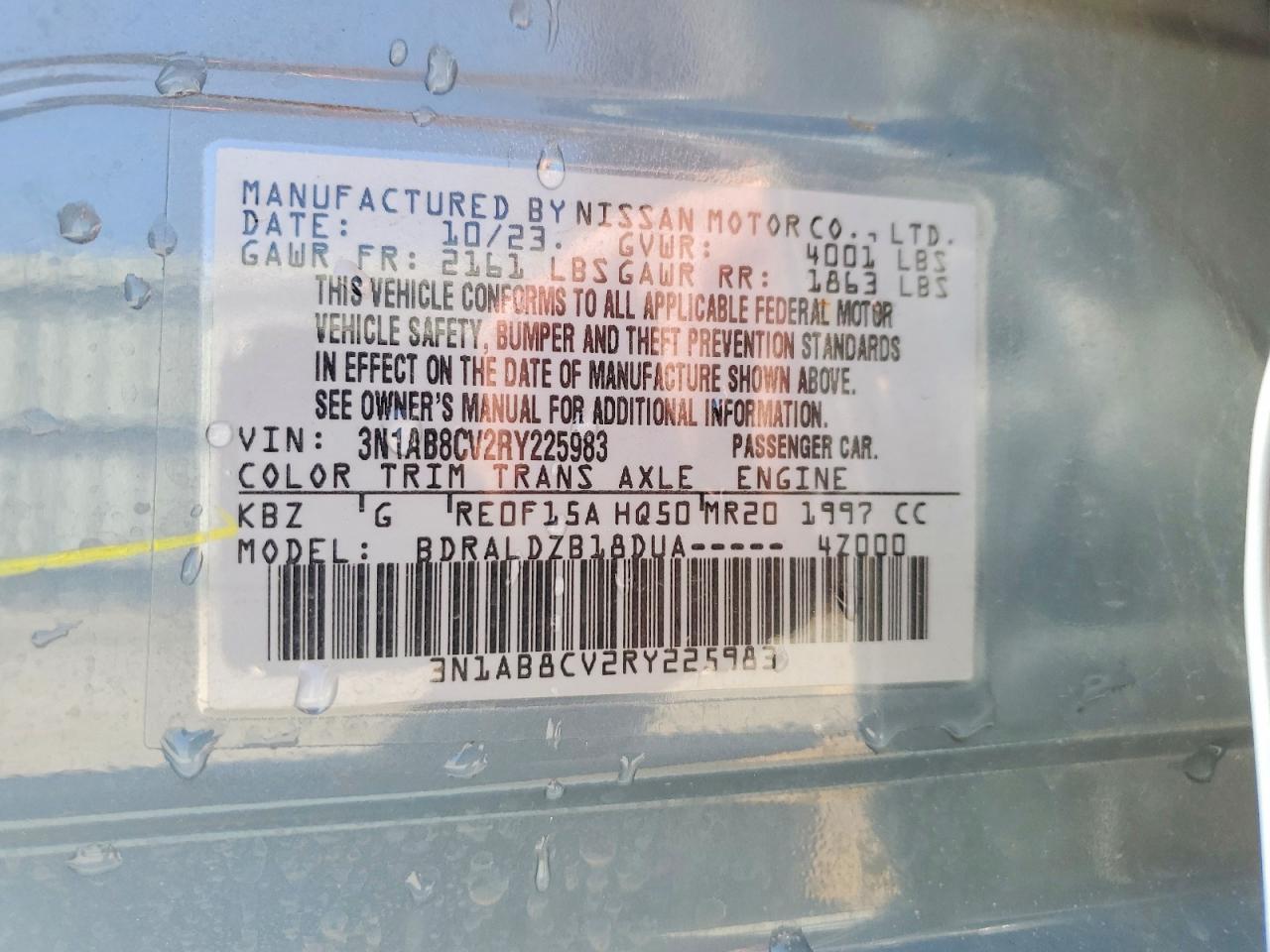 2024 NISSAN SENTRA SV photo 13
