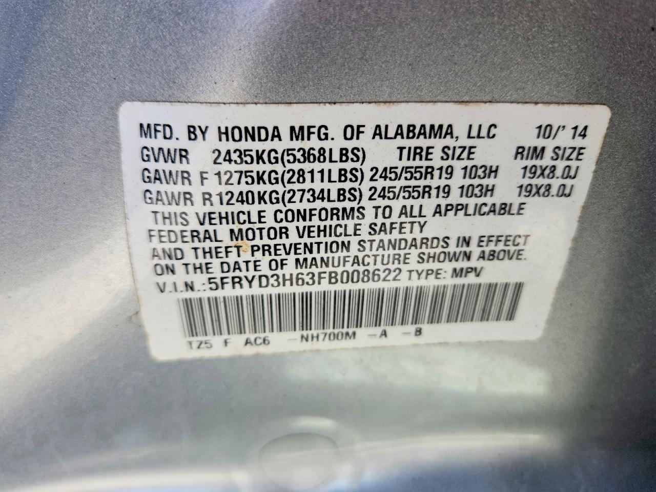 2015 ACURA MDX TECHNOLOGY photo 37