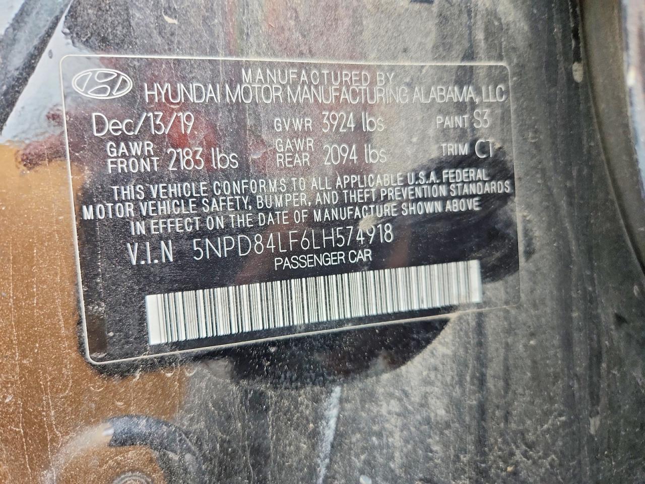 2020 HYUNDAI ELANTRA SEL photo 34