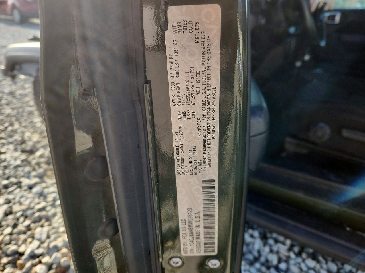 2021 JEEP WRANGLER SPORT photo 34