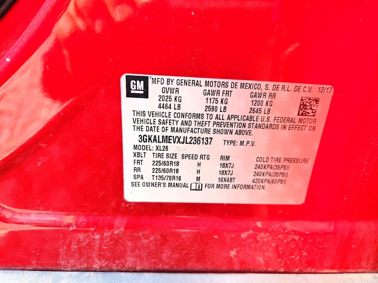 2018 GMC TERRAIN SLE photo 25