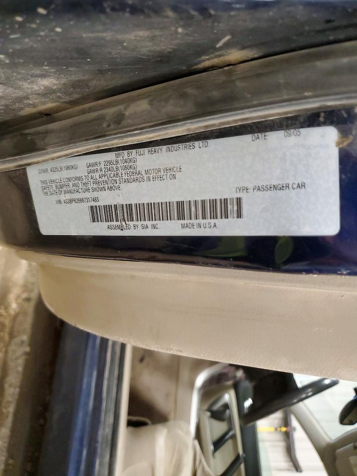 2006 SUBARU LEGACY 2.5I LIMITED photo 25