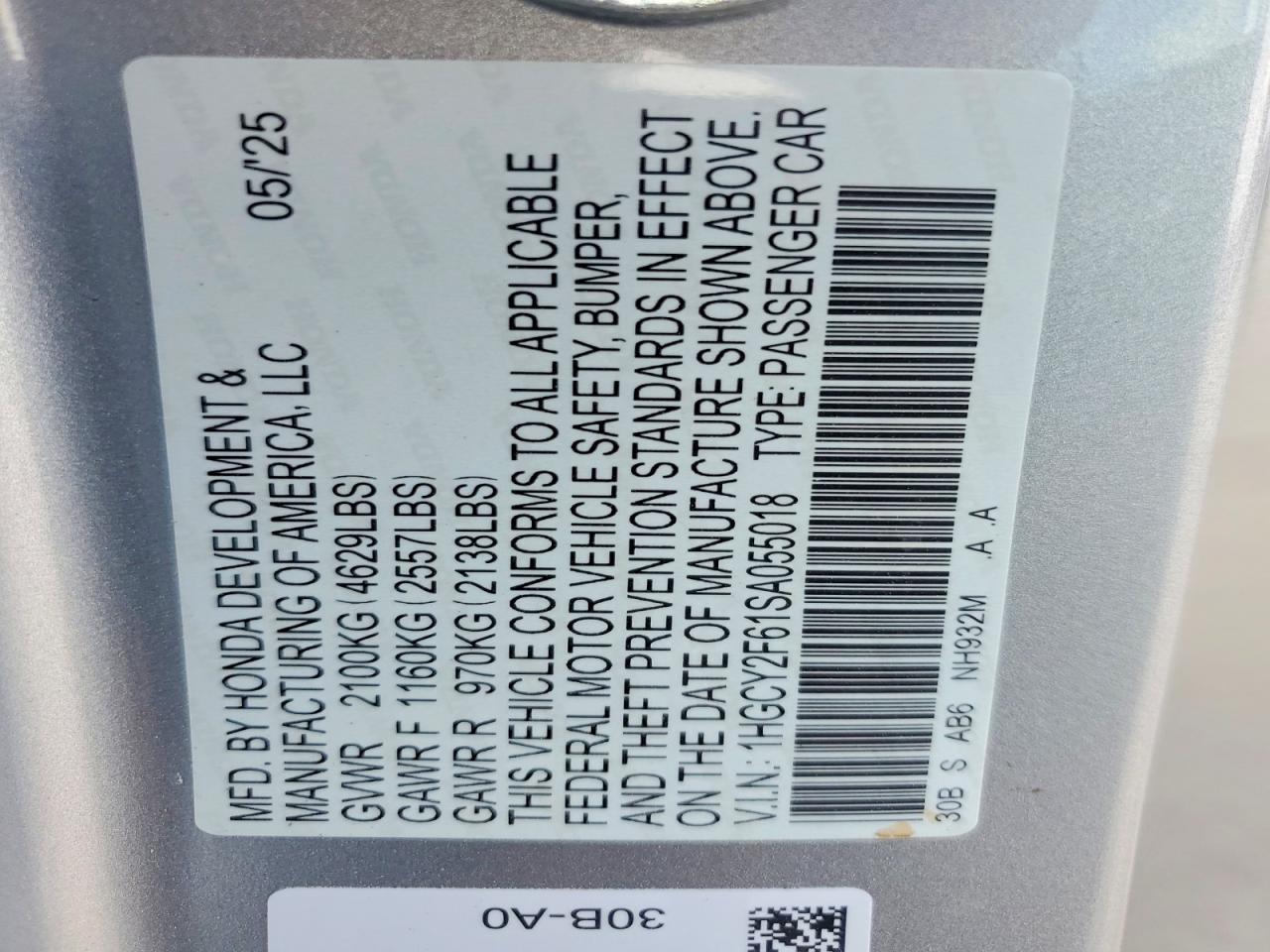 2025 HONDA ACCORD HYBRID EXL photo 23