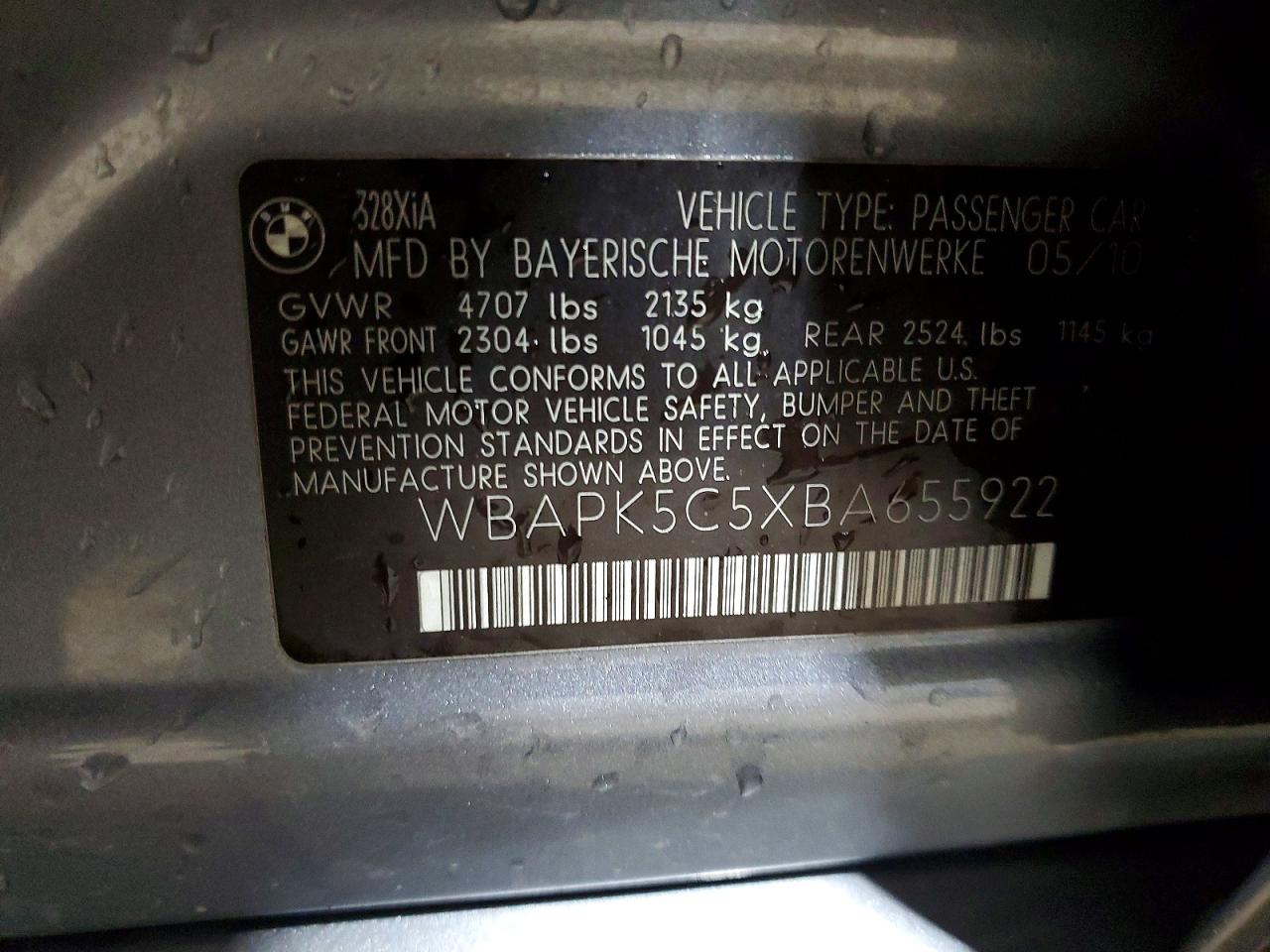 2011 BMW 328 XI SULEV photo 13