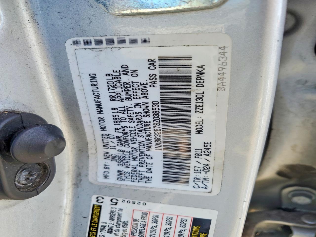 2008 TOYOTA COROLLA LE photo 23