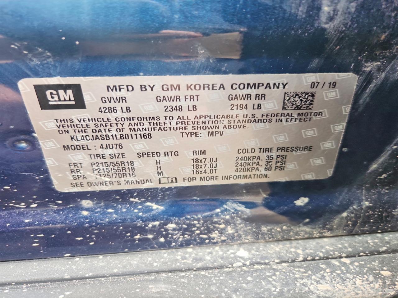 2020 BUICK ENCORE PREFERRED photo 40
