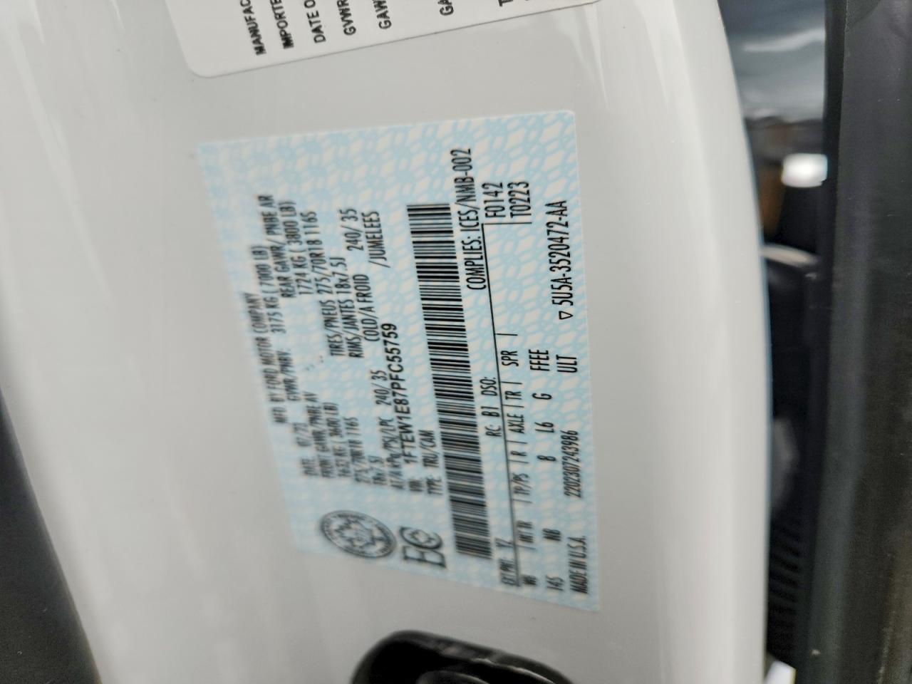 2023 FORD F150 TREMOR photo 23