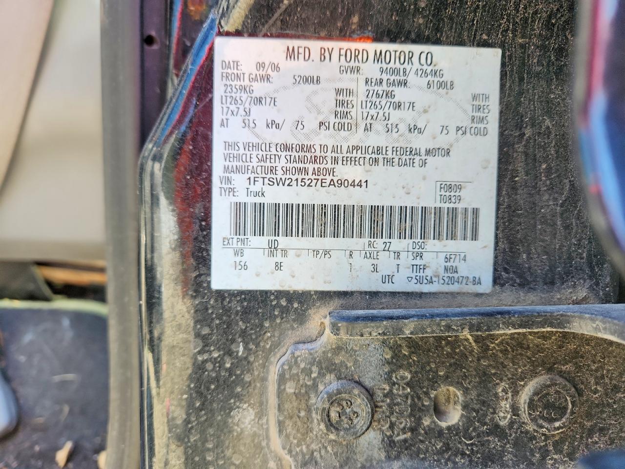 2007 FORD F250 SUPER DUTY photo 12