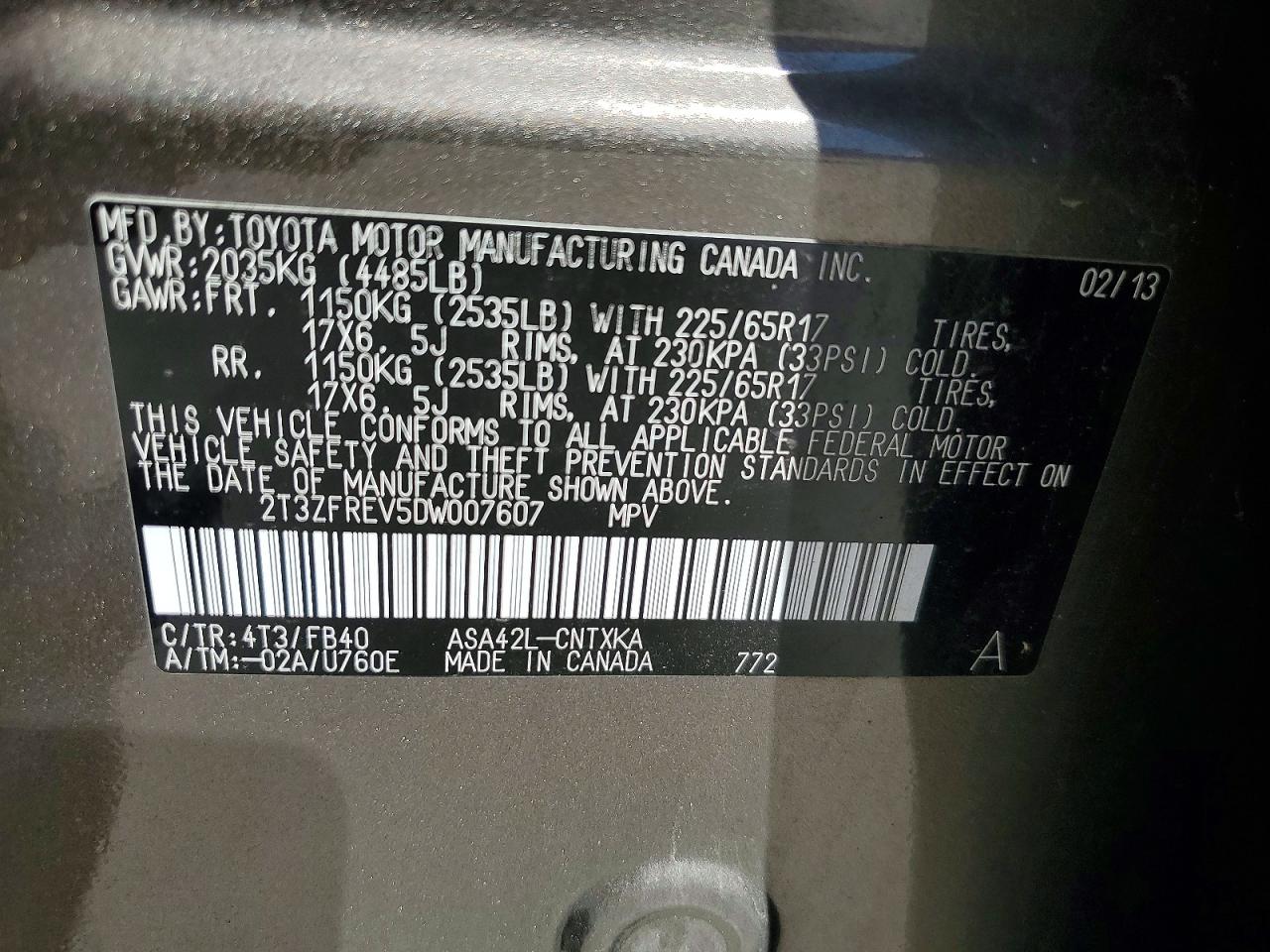 2013 TOYOTA RAV4 LE photo 23