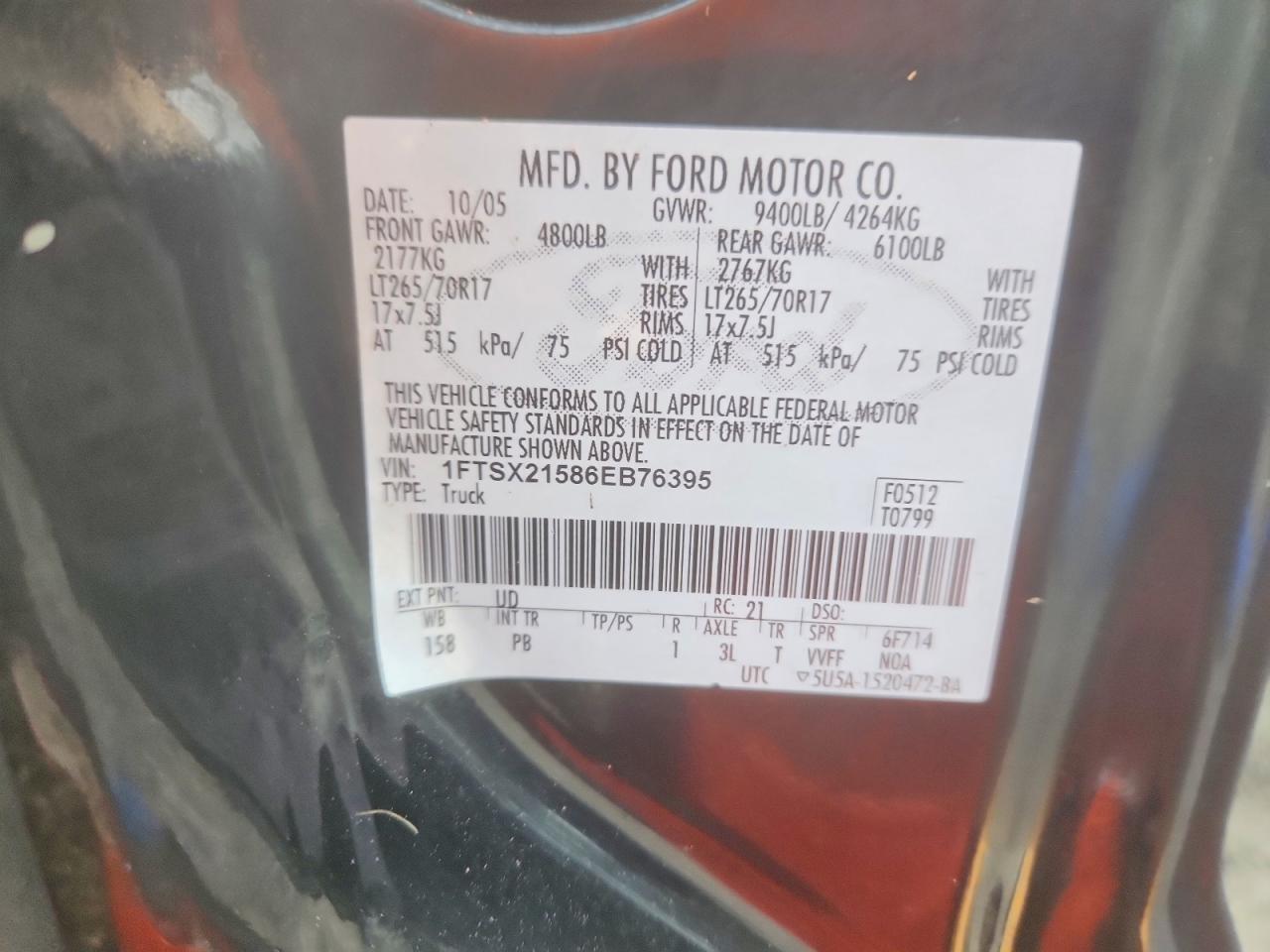 2006 FORD F250 SUPER DUTY photo 23