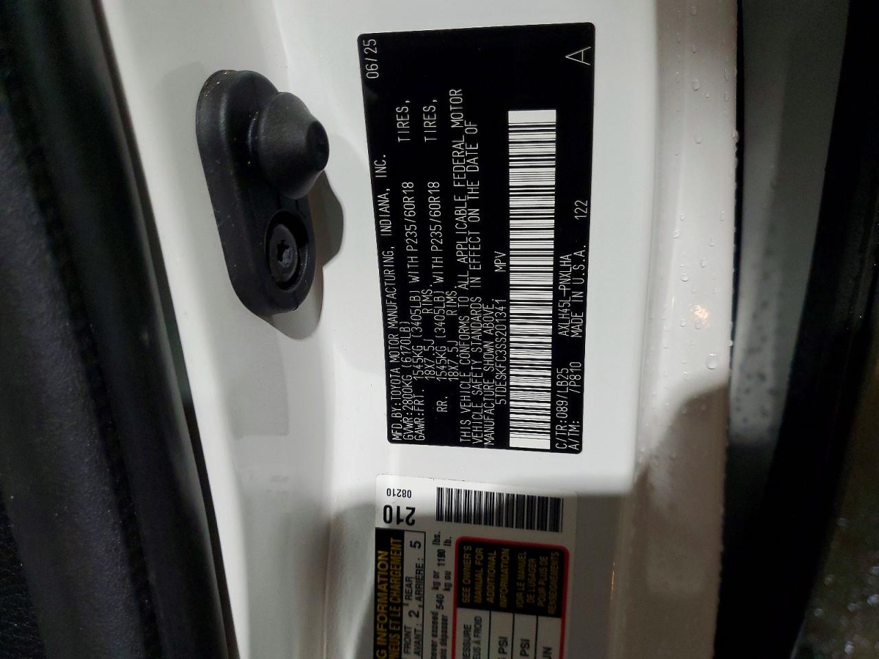2025 TOYOTA SIENNA PLATINUM 7-PASSENGER photo 27
