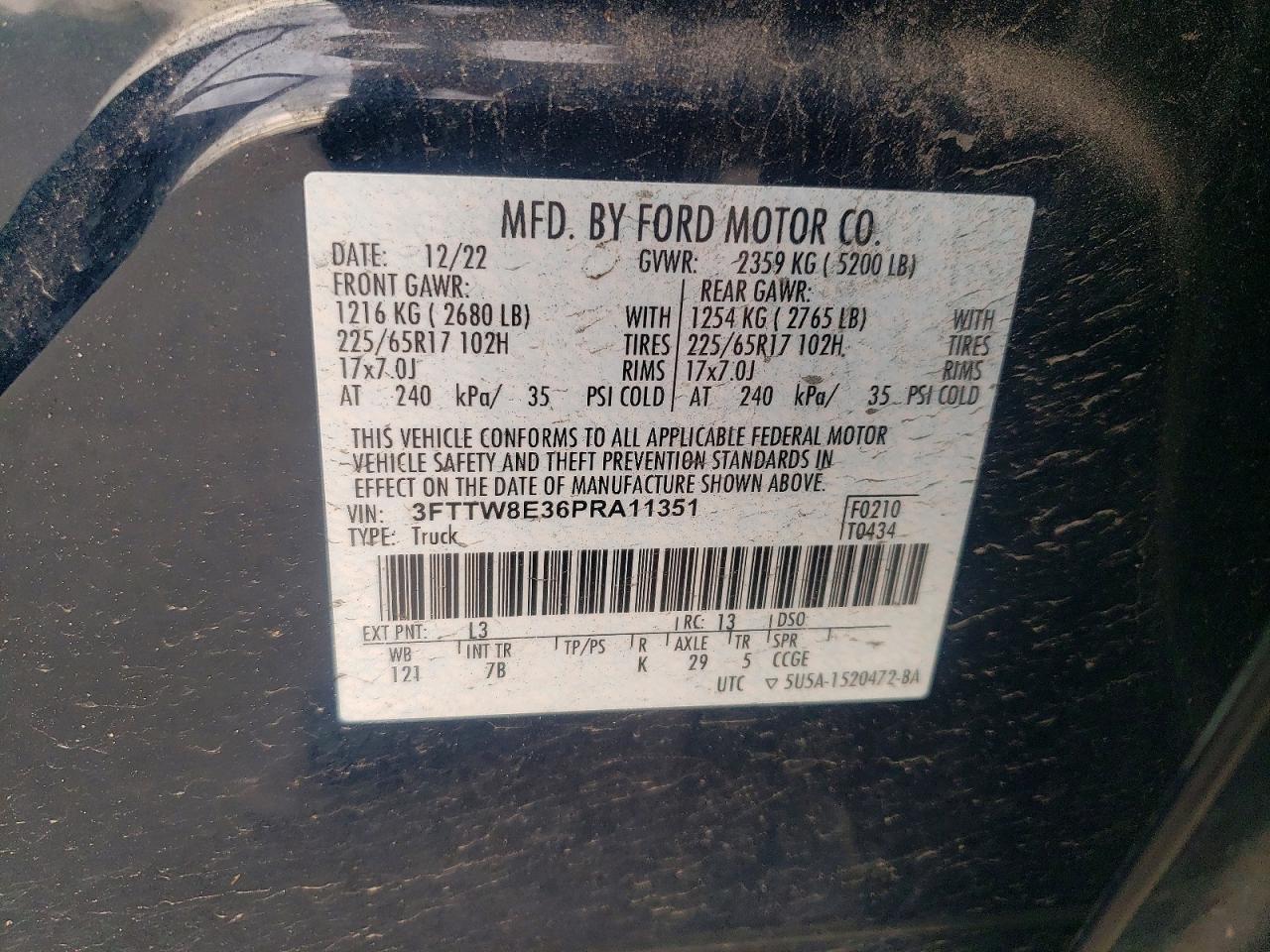 2023 FORD MAVERICK XL photo 12