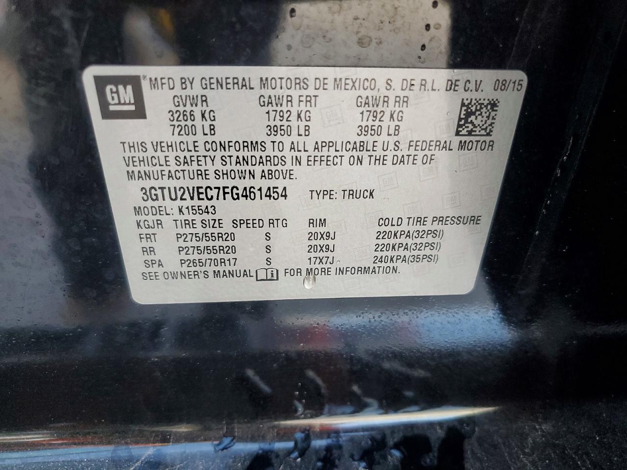 2015 GMC SIERRA K1500 SLT photo 37
