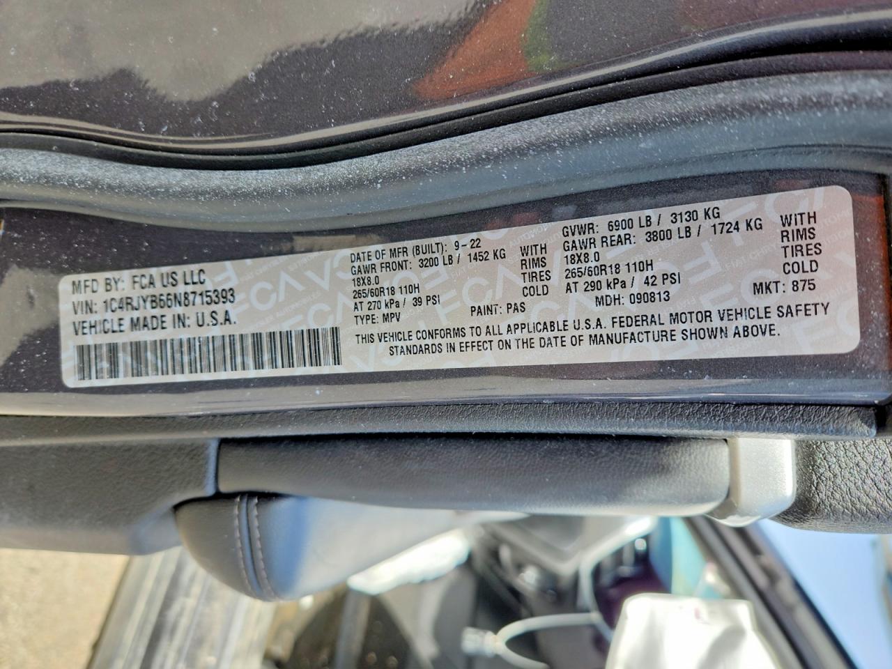 2022 JEEP GRAND CHEROKEE LIMITED 4XE photo 25
