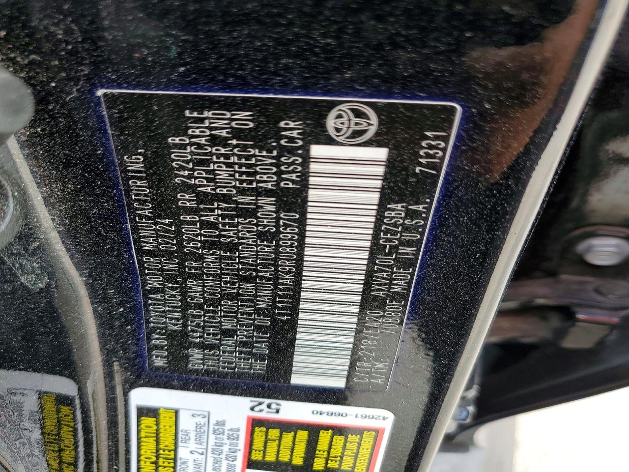 2024 TOYOTA CAMRY SE photo 37