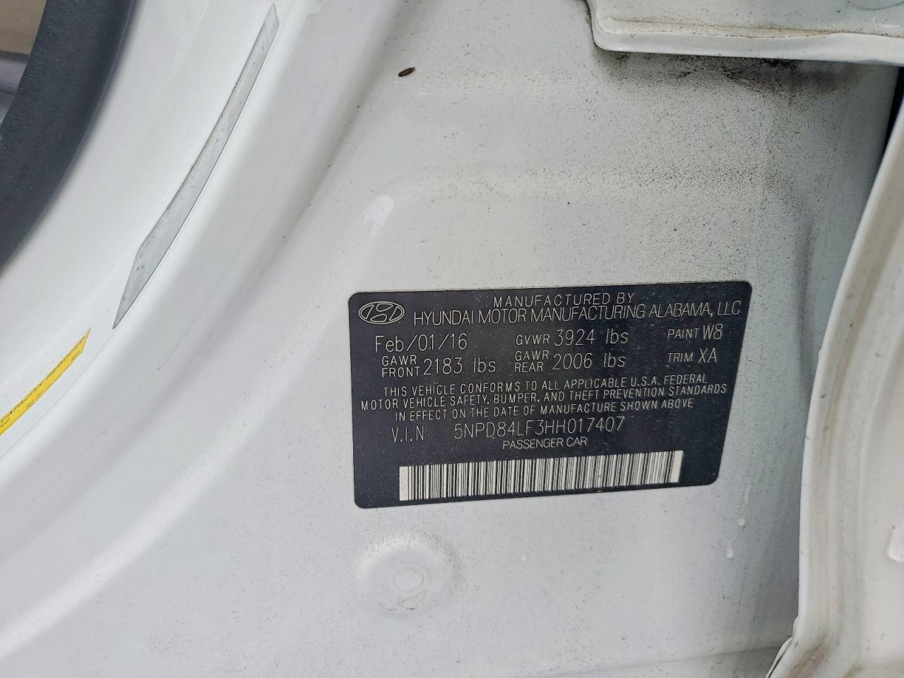 2017 HYUNDAI ELANTRA SE photo 12