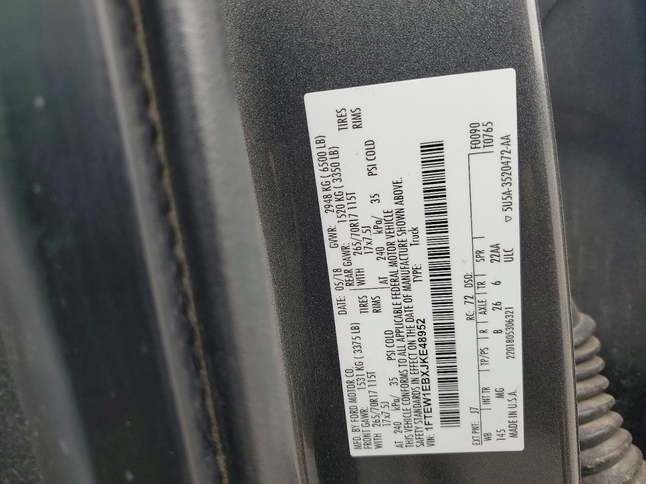 2018 FORD F150 SUPERCREW photo 23