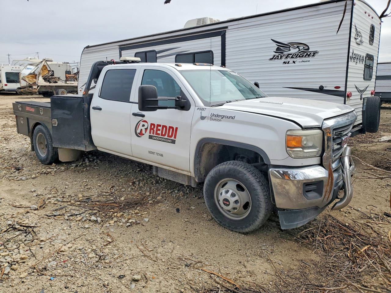 2015 GMC SIERRA 3500 FLATBED TRUCK photo 4