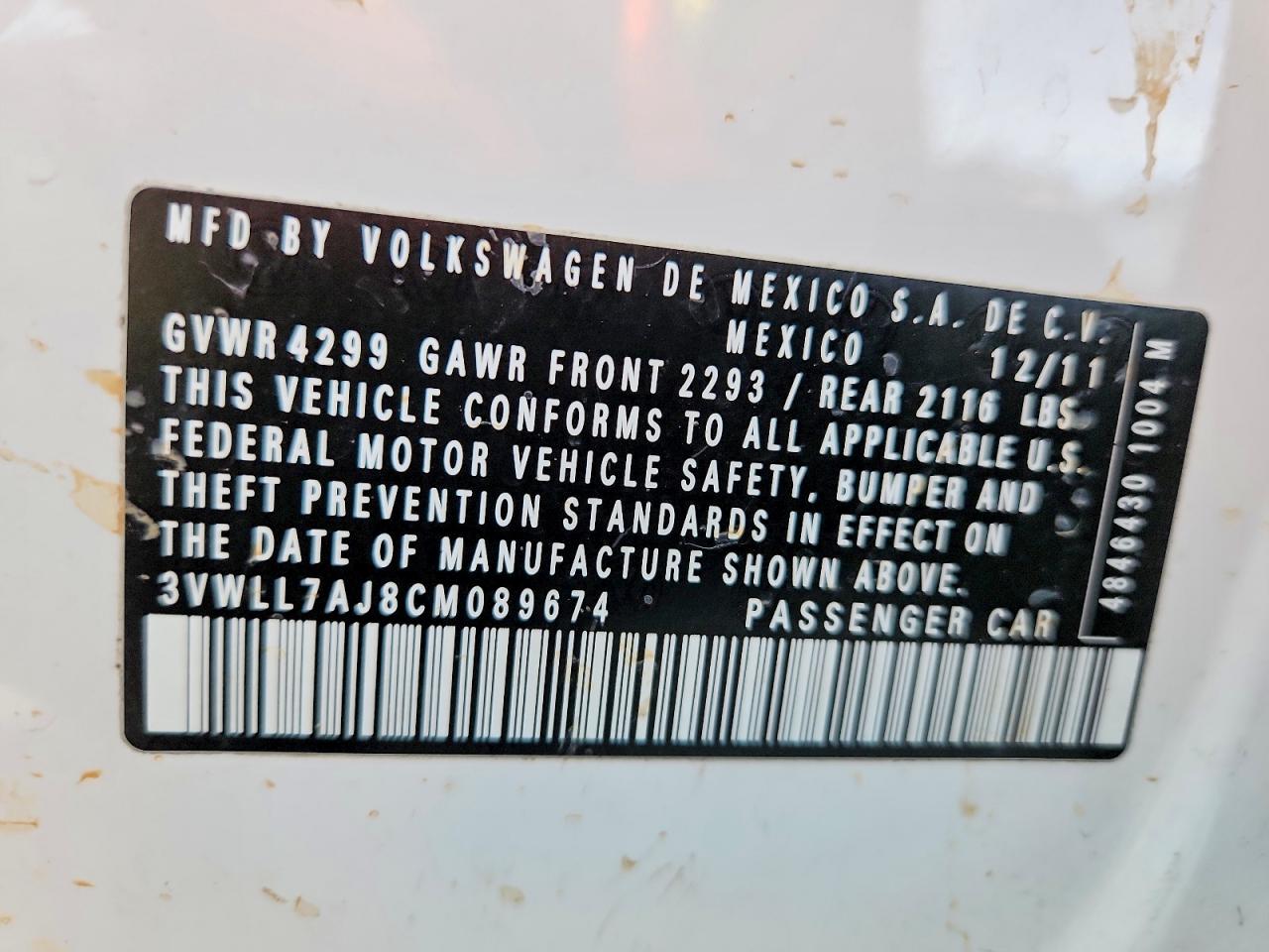 2012 VOLKSWAGEN JETTA TDI photo 23