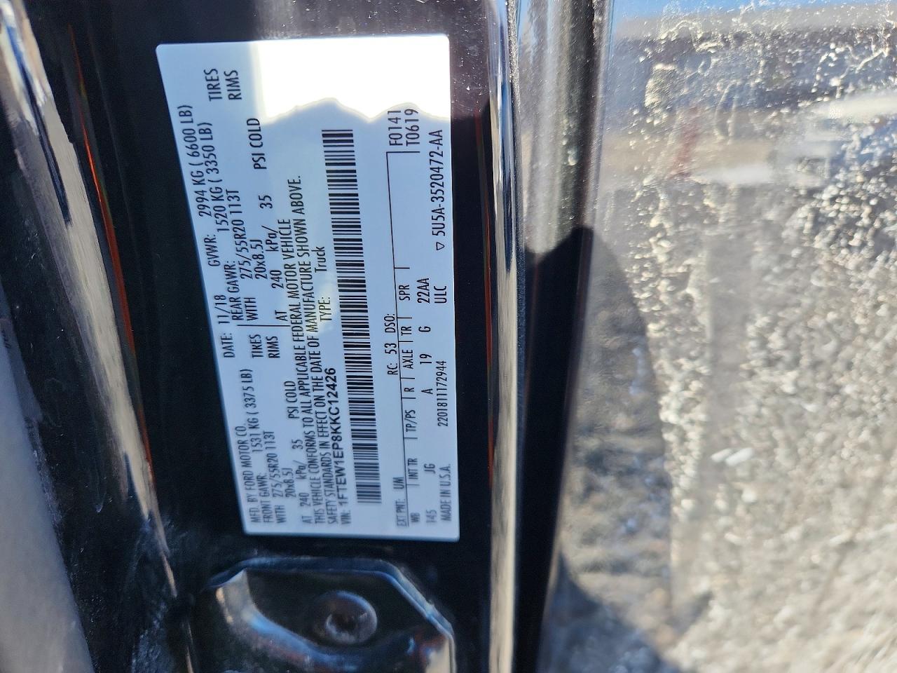 2019 FORD F150 photo 23