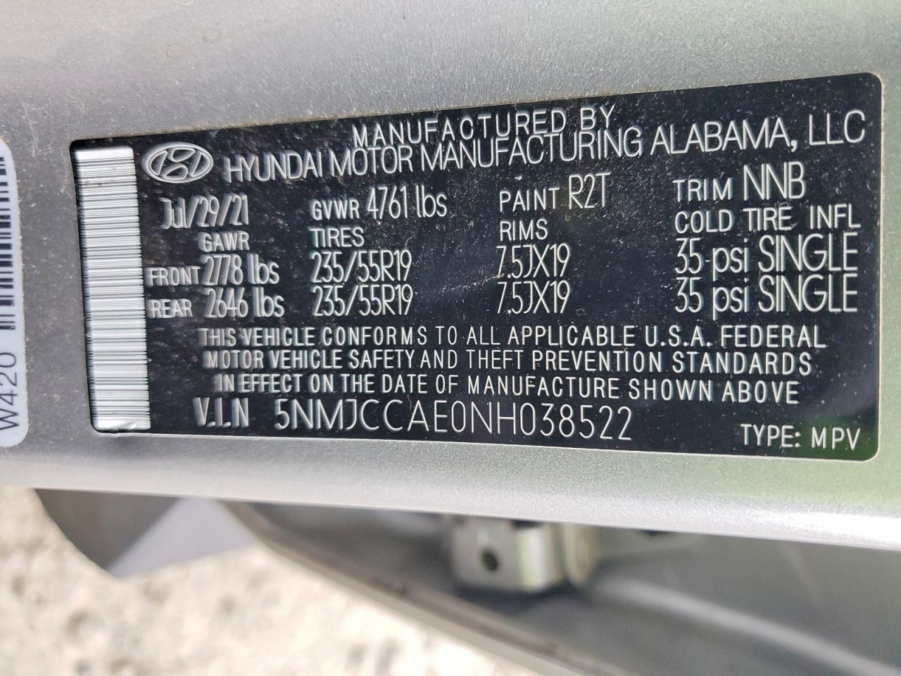 2022 HYUNDAI TUCSON SEL photo 27