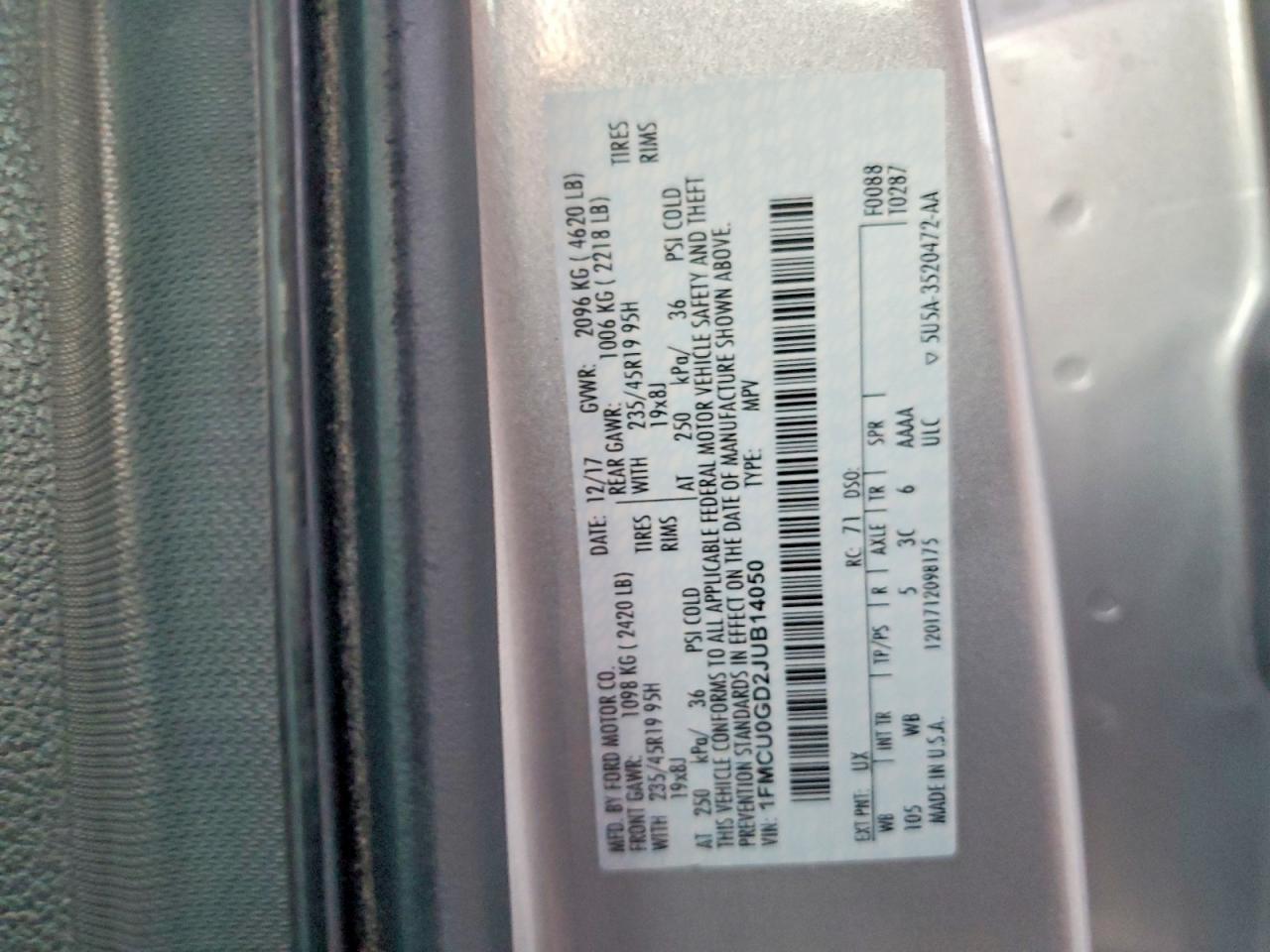 2018 FORD ESCAPE SE photo 23