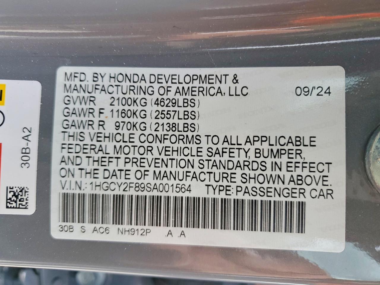2025 HONDA ACCORD TOURING HYBRID photo 13