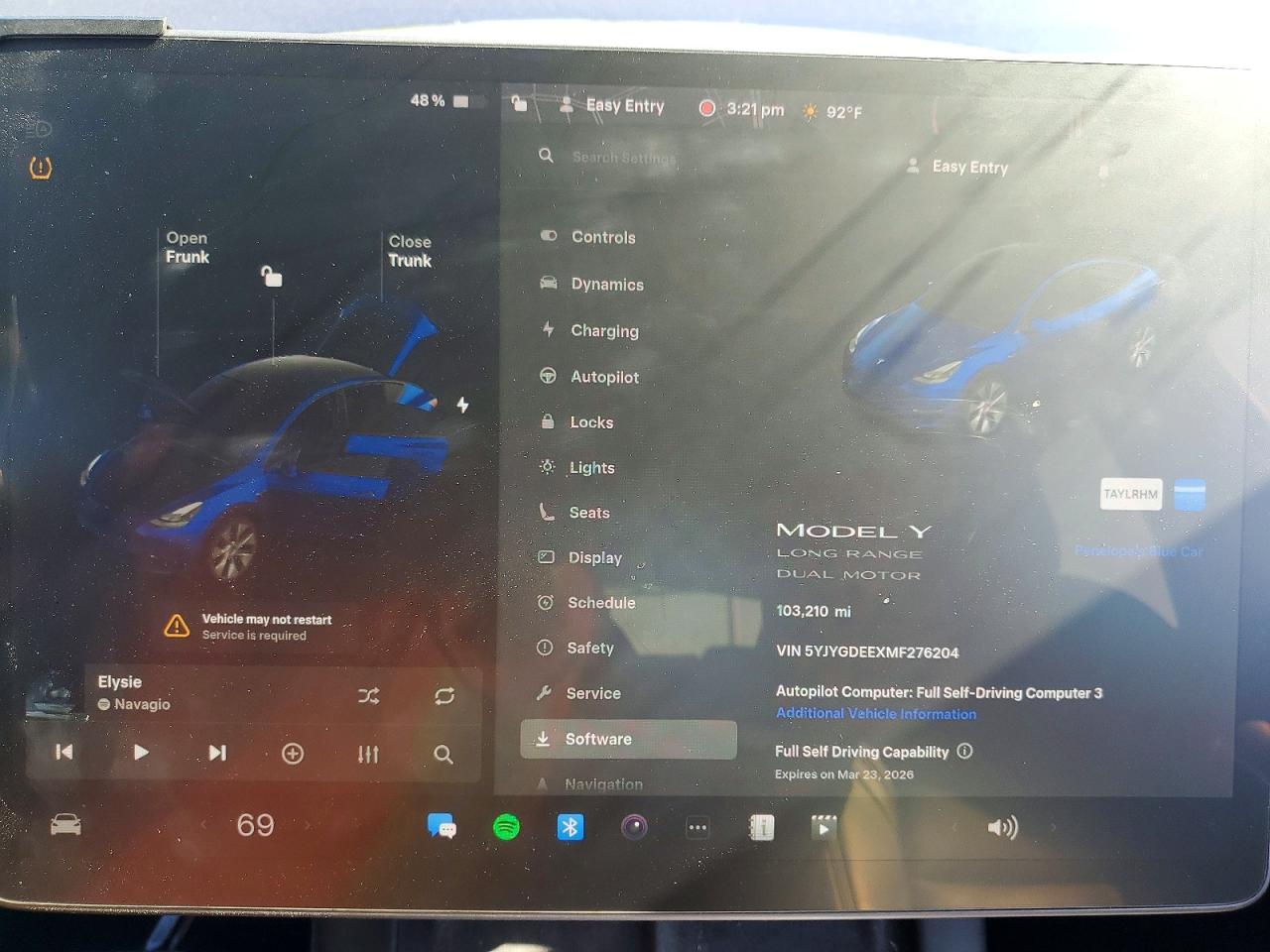 2021 TESLA MODEL Y photo 9