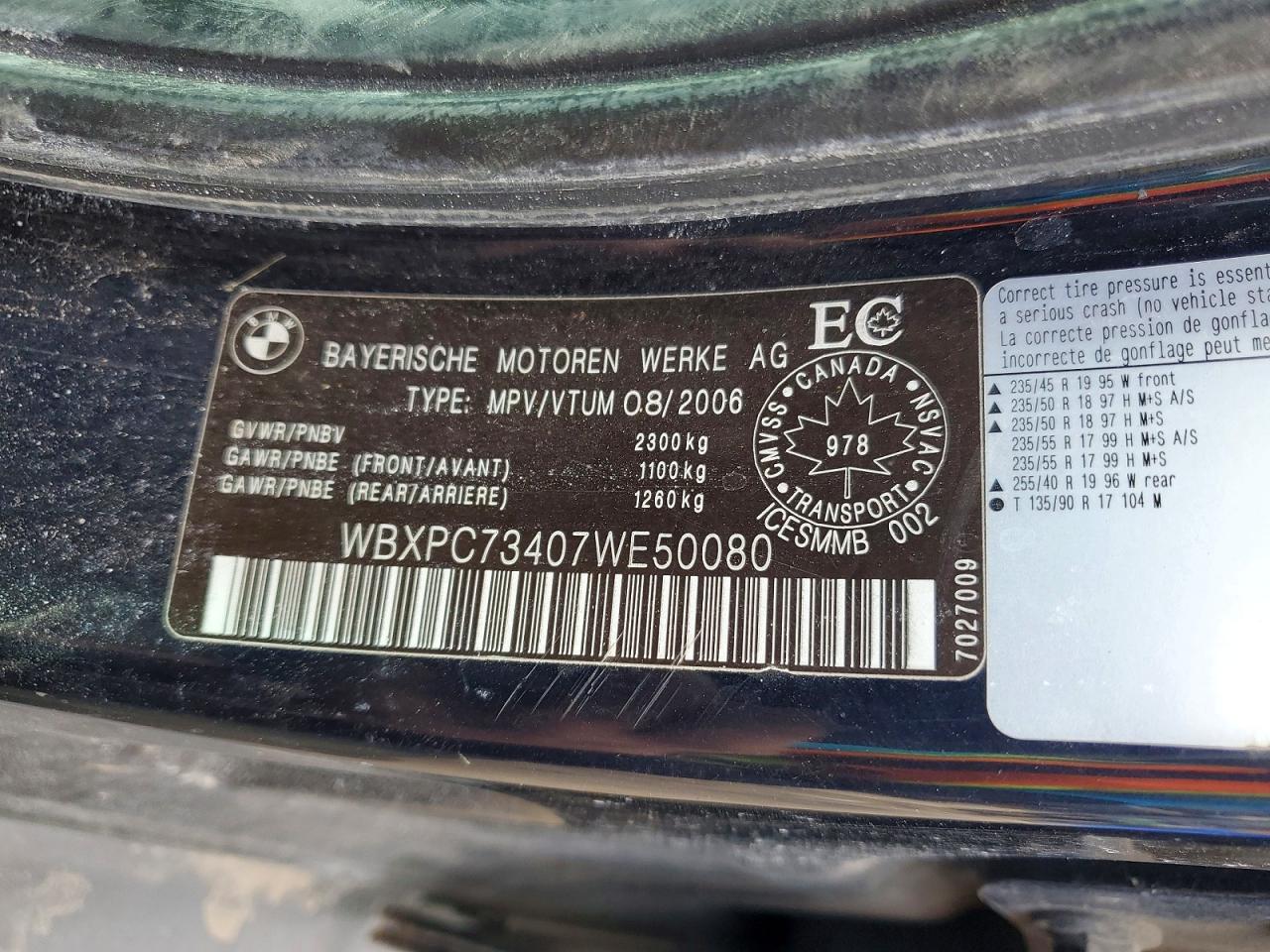 2007 BMW X3 3.0I photo 25
