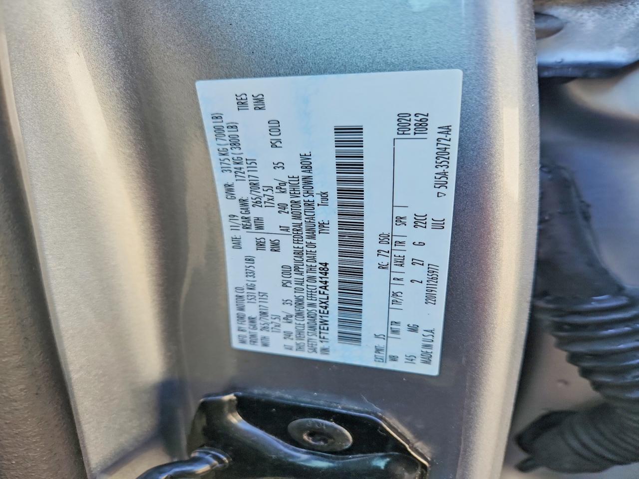 2020 FORD F150 SUPERCREW photo 23