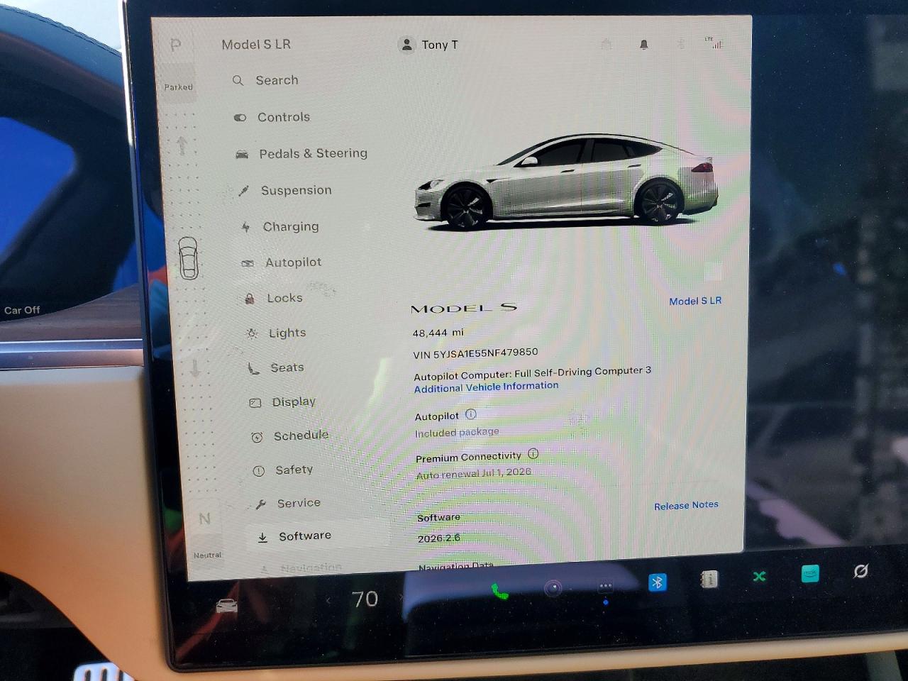2022 TESLA MODEL S photo 9