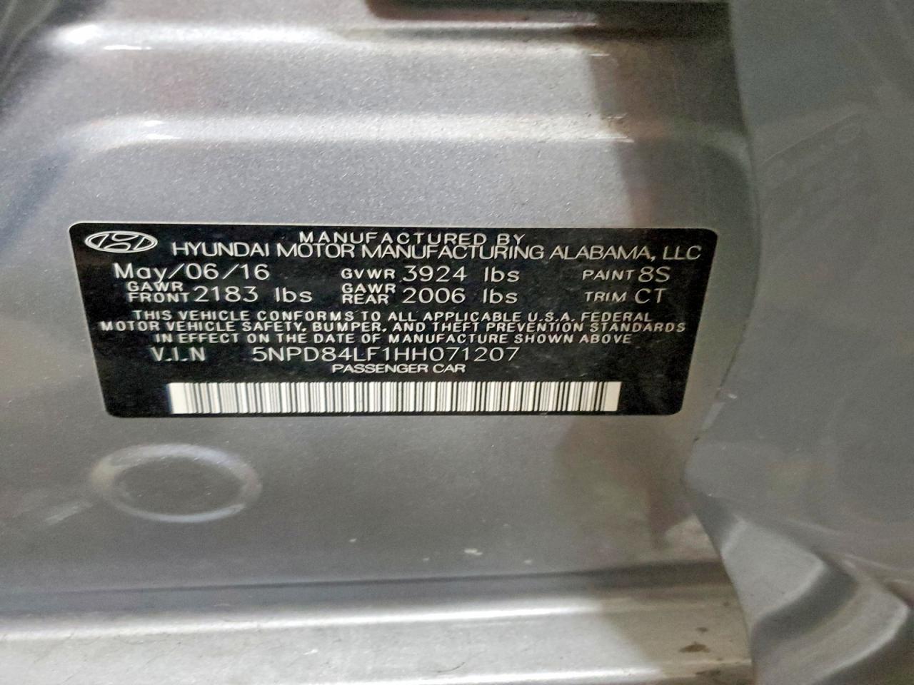 2017 HYUNDAI ELANTRA LIMITED photo 37