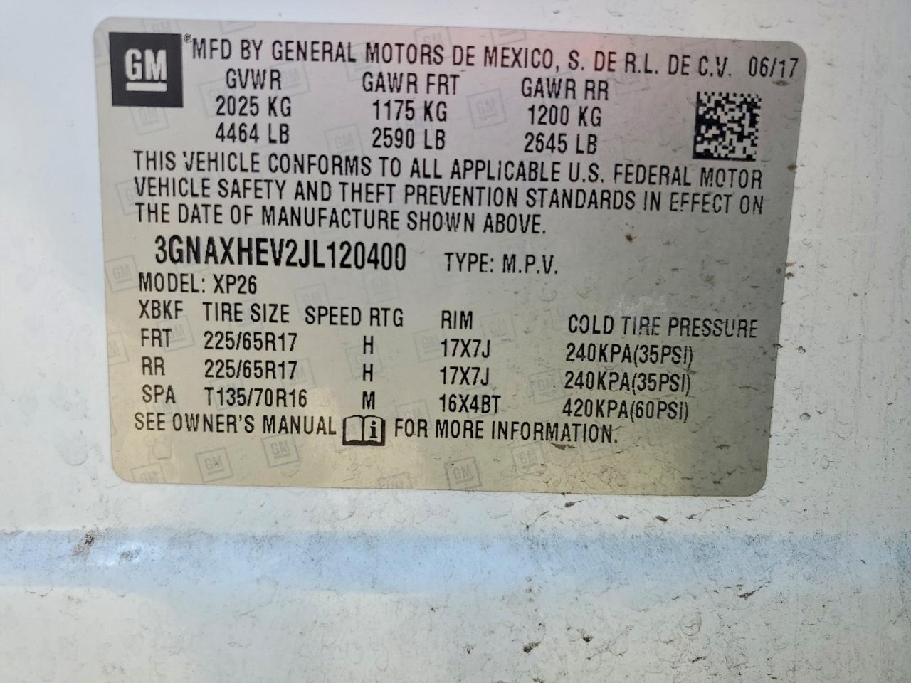 2018 CHEVROLET EQUINOX LS photo 40