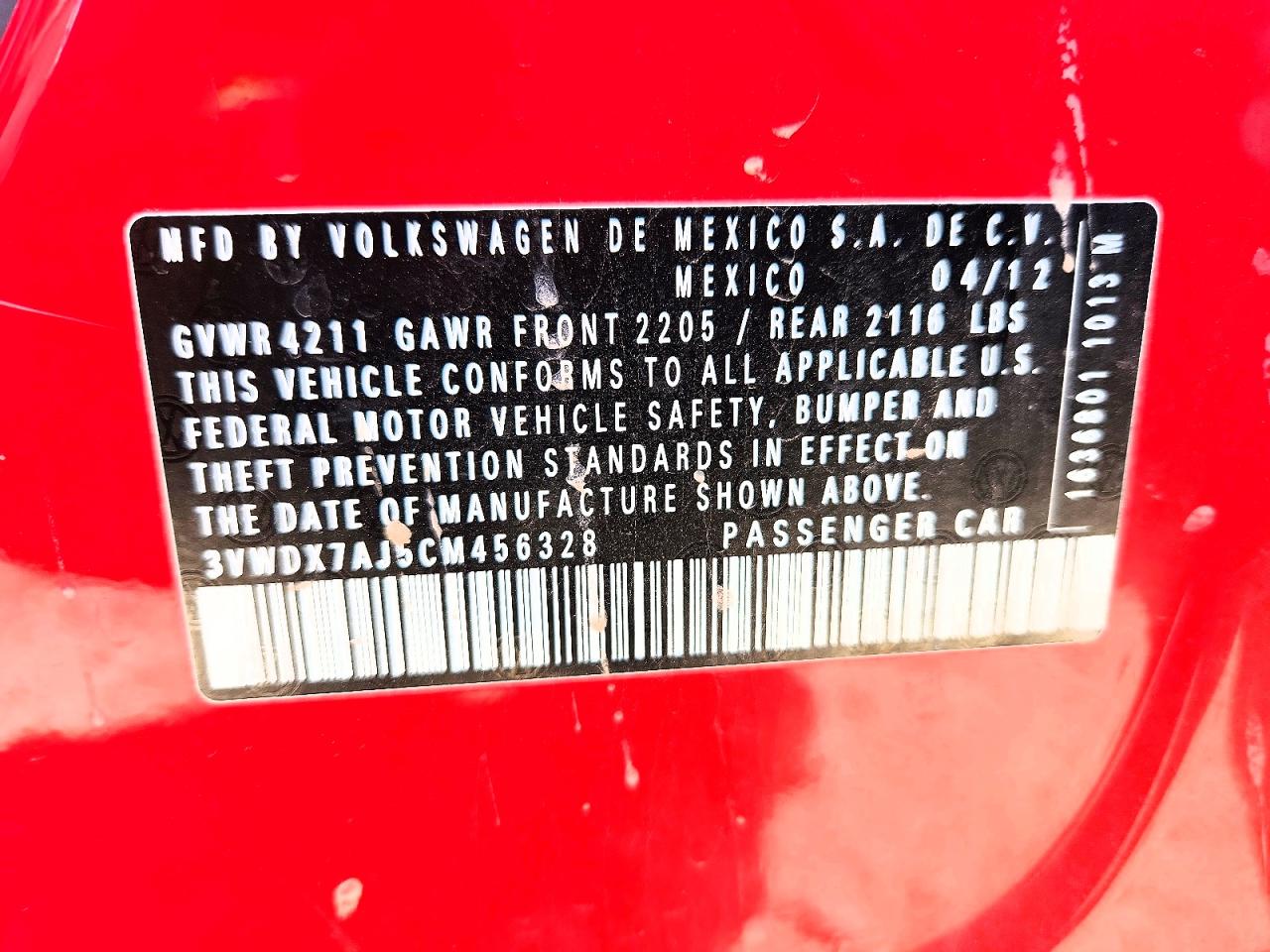 2012 VOLKSWAGEN JETTA SE photo 25