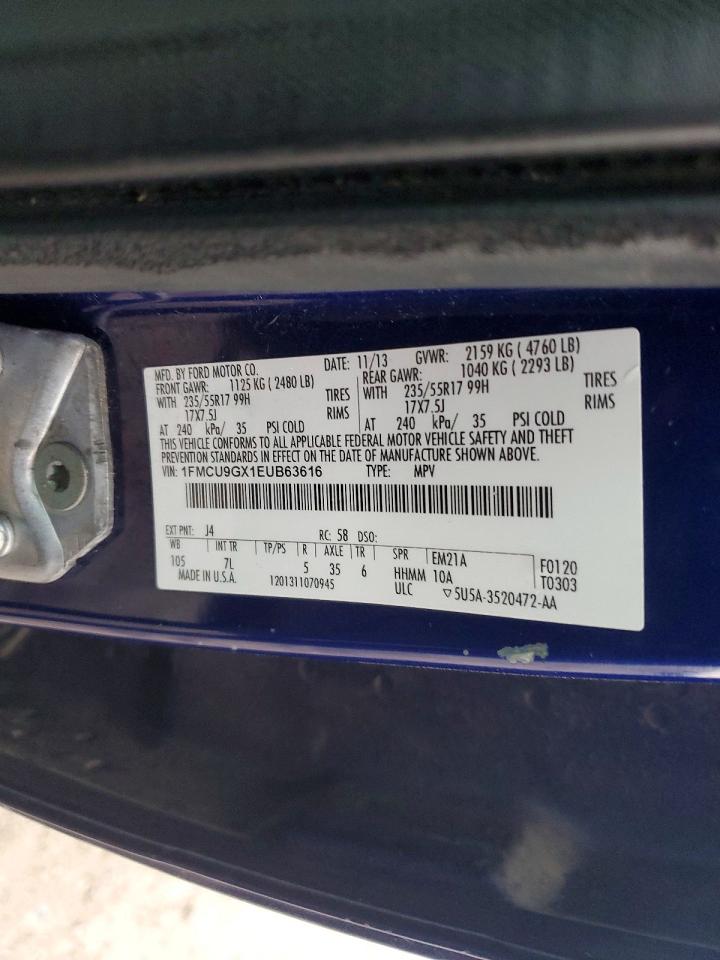 2014 FORD ESCAPE SE photo 37