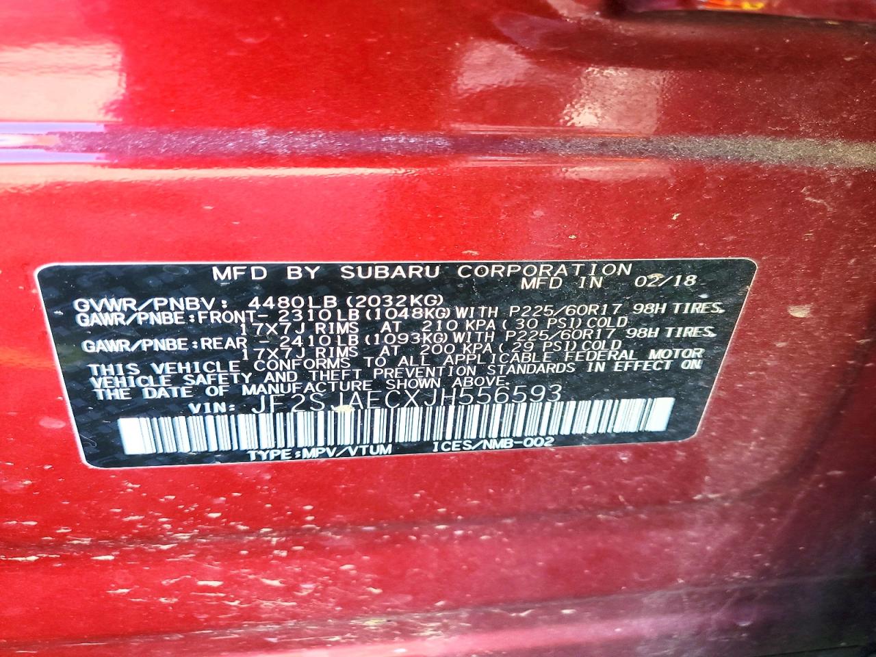 2018 SUBARU FORESTER 2.5I PREMIUM photo 23