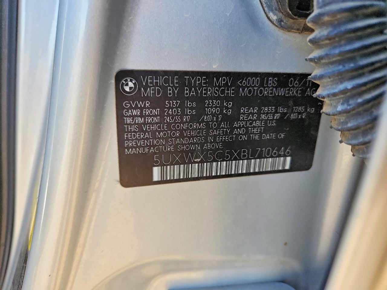 2011 BMW X3 XDRIVE28I photo 25