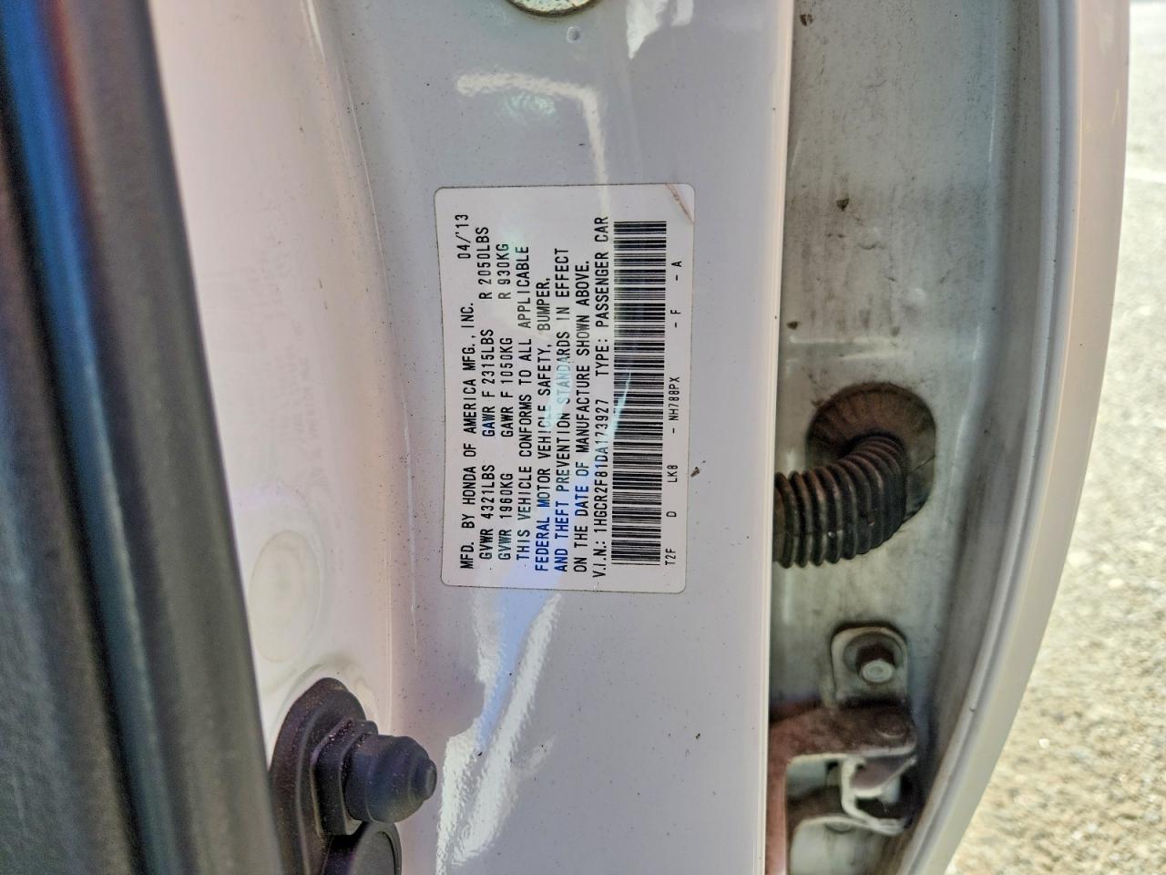 2013 HONDA ACCORD EXL photo 23