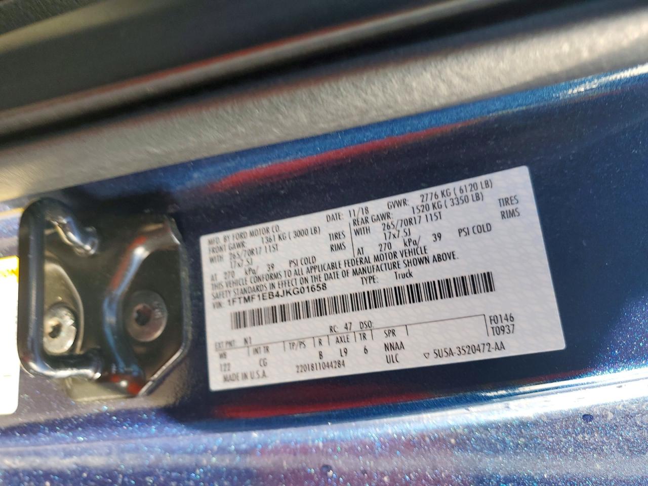 2018 FORD F150 photo 12