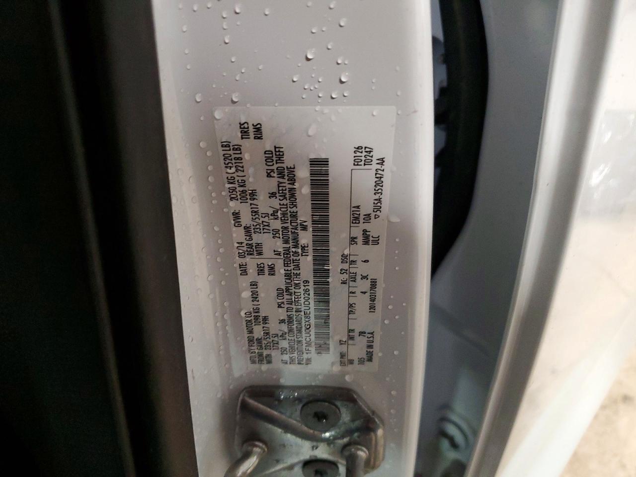 2014 FORD ESCAPE SE photo 13