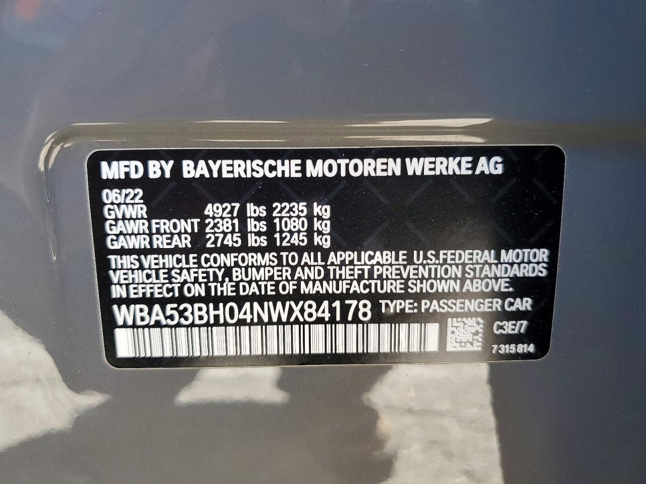 2022 BMW 530 I photo 25